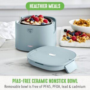 GreenLife 20oz Electric Lunch Box Food & Soup Warmer